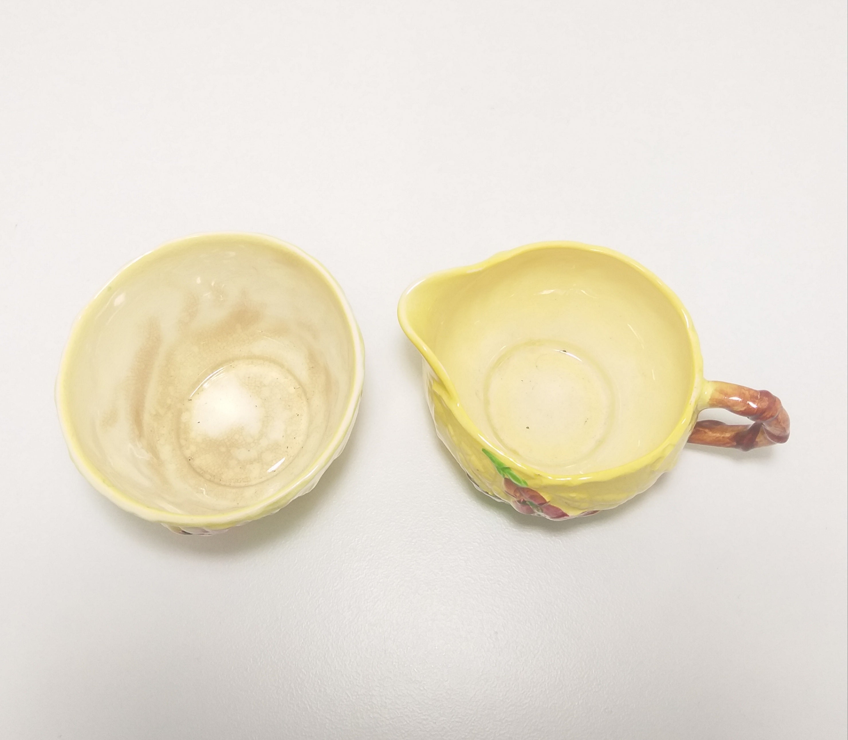 1950’s Vintage Carlton Ware Creamer & Open Sugar Bowl – Foxglove Design