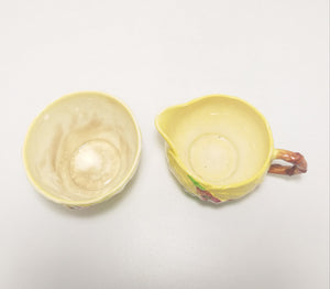 1950’s Vintage Carlton Ware Creamer & Open Sugar Bowl – Foxglove Design