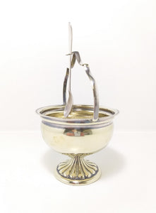 Vintage 1930-1940’s Silver Plated (EPNS A1) Sugar Bowl With Handle & Pedestal Base