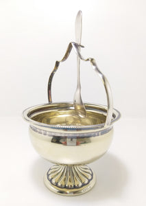 Vintage 1930-1940’s Silver Plated (EPNS A1) Sugar Bowl With Handle & Pedestal Base