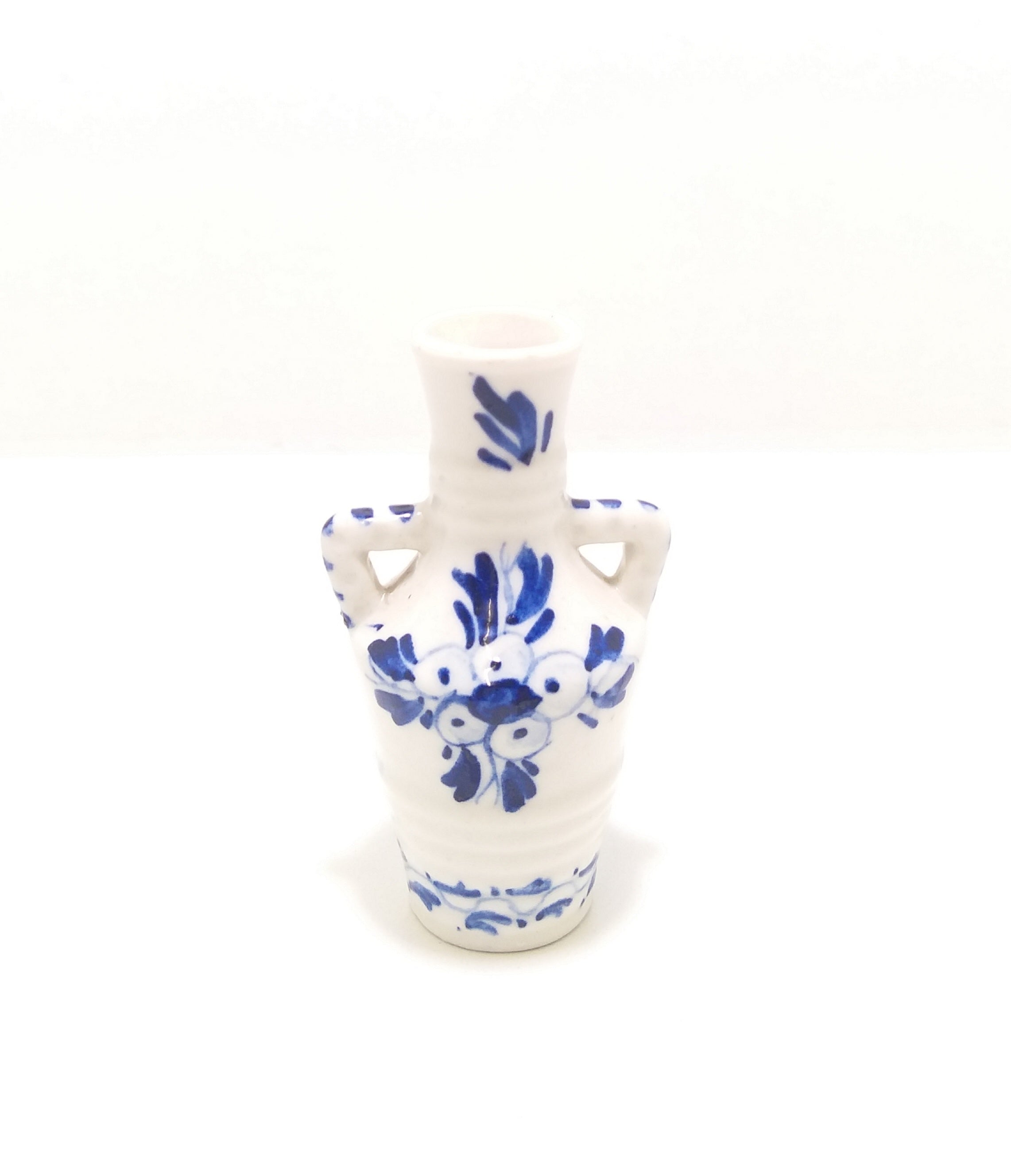 Small Delft Porcelain Bud Vase