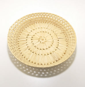 Vintage Wicker Fruit Display Bowl