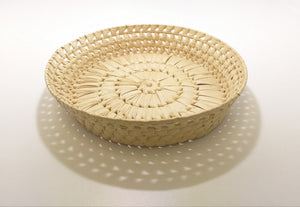 Vintage Wicker Fruit Display Bowl