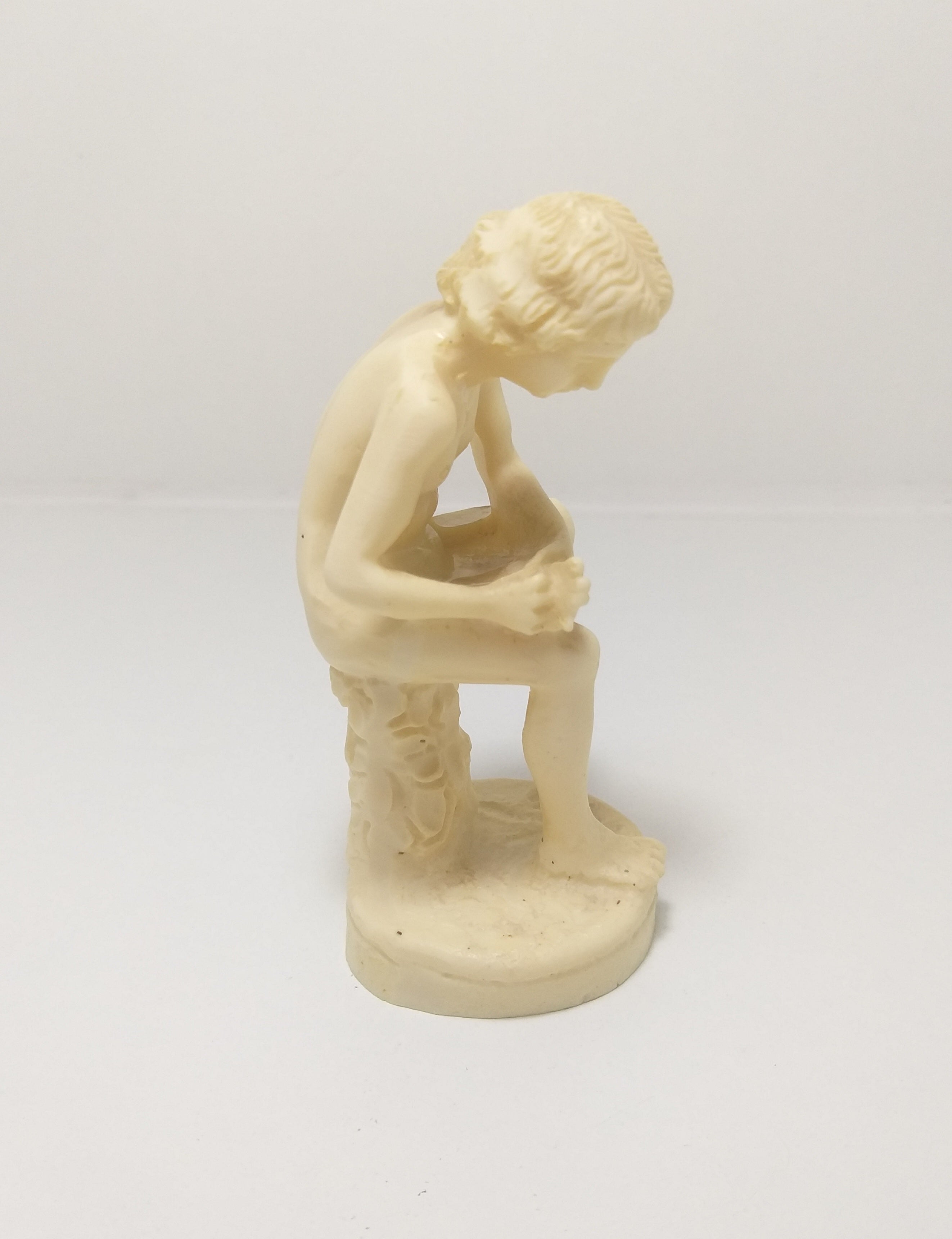 Spinario – “Boy With The Thorn”  Bonded Marble Replica Figurine