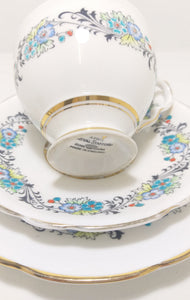1950’s Vintage 15 Piece Royal Stafford Bone China Tea Set – April Pattern