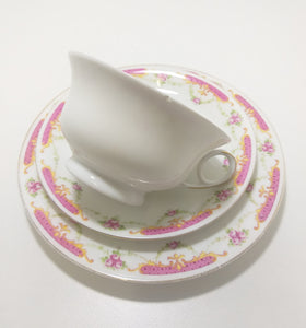 Rare Antique 1918+ MZ Altrohlau CM-R Czechoslovakian Fine Porcelain Tea Trio – Cup, Saucer & Tea Plate