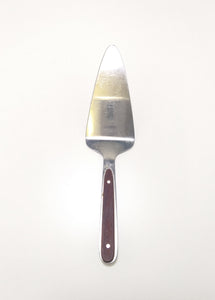 Vintage Stainless Steel Cake Lifter With Wood Handle Insert