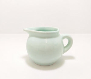 Powder Blue Ceramic Creamer / Milk Jug With Gloss Glaze