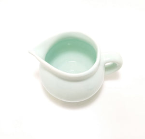 Powder Blue Ceramic Creamer / Milk Jug With Gloss Glaze