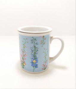 Porcelain Mug Fitted With Removable Porcelain Infuser