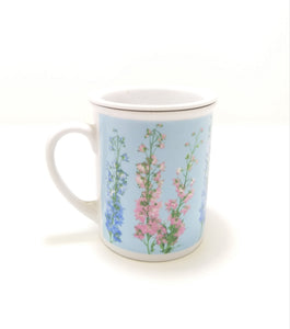 Porcelain Mug Fitted With Removable Porcelain Infuser