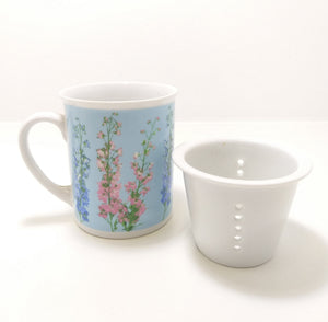 Porcelain Mug Fitted With Removable Porcelain Infuser