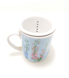 Porcelain Mug Fitted With Removable Porcelain Infuser