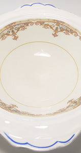 Vintage 1954+ Grindley Cream Petal Range Porcelain Bowl – Pattern Unknown