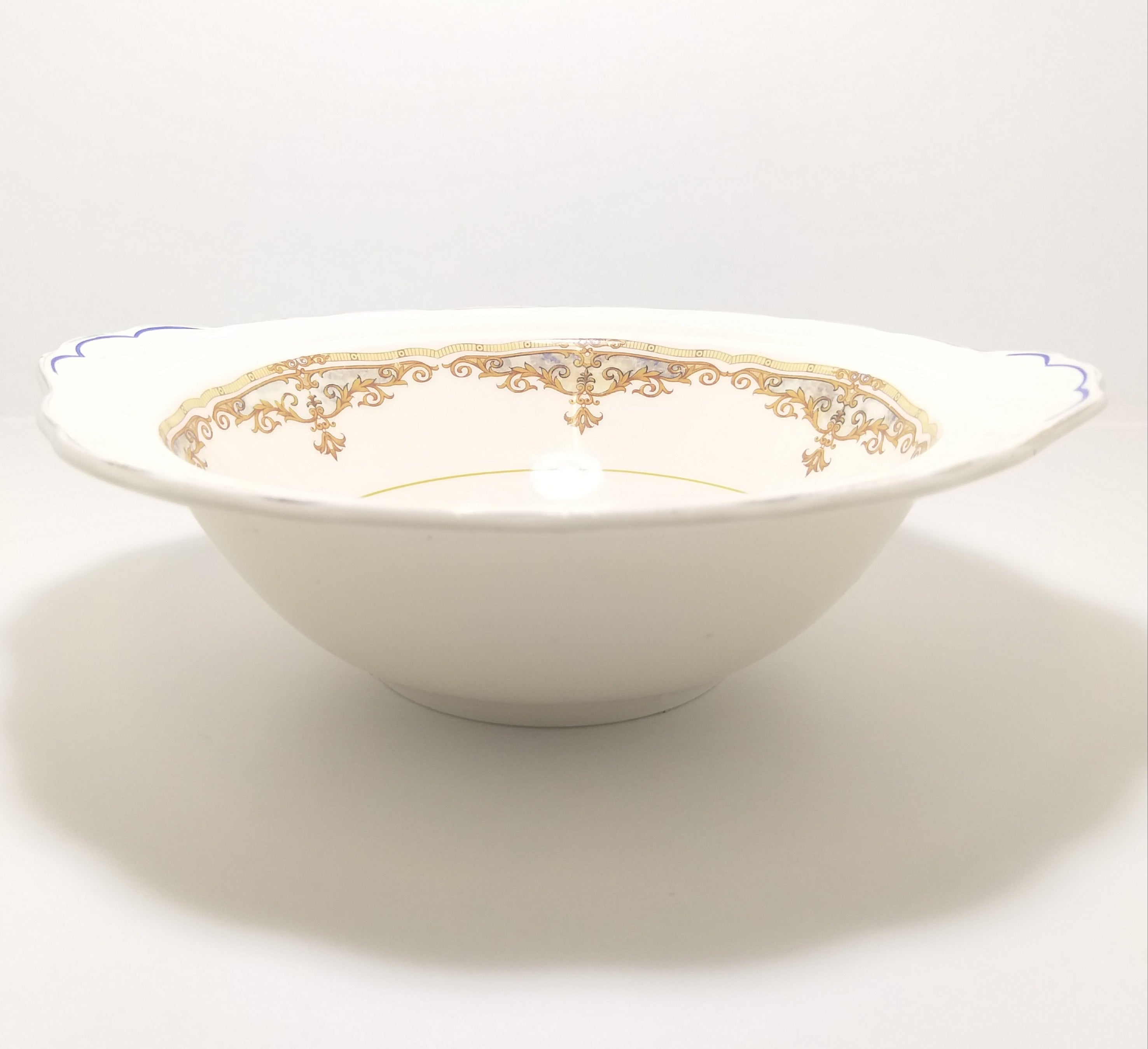 Vintage 1954+ Grindley Cream Petal Range Porcelain Bowl – Pattern Unknown