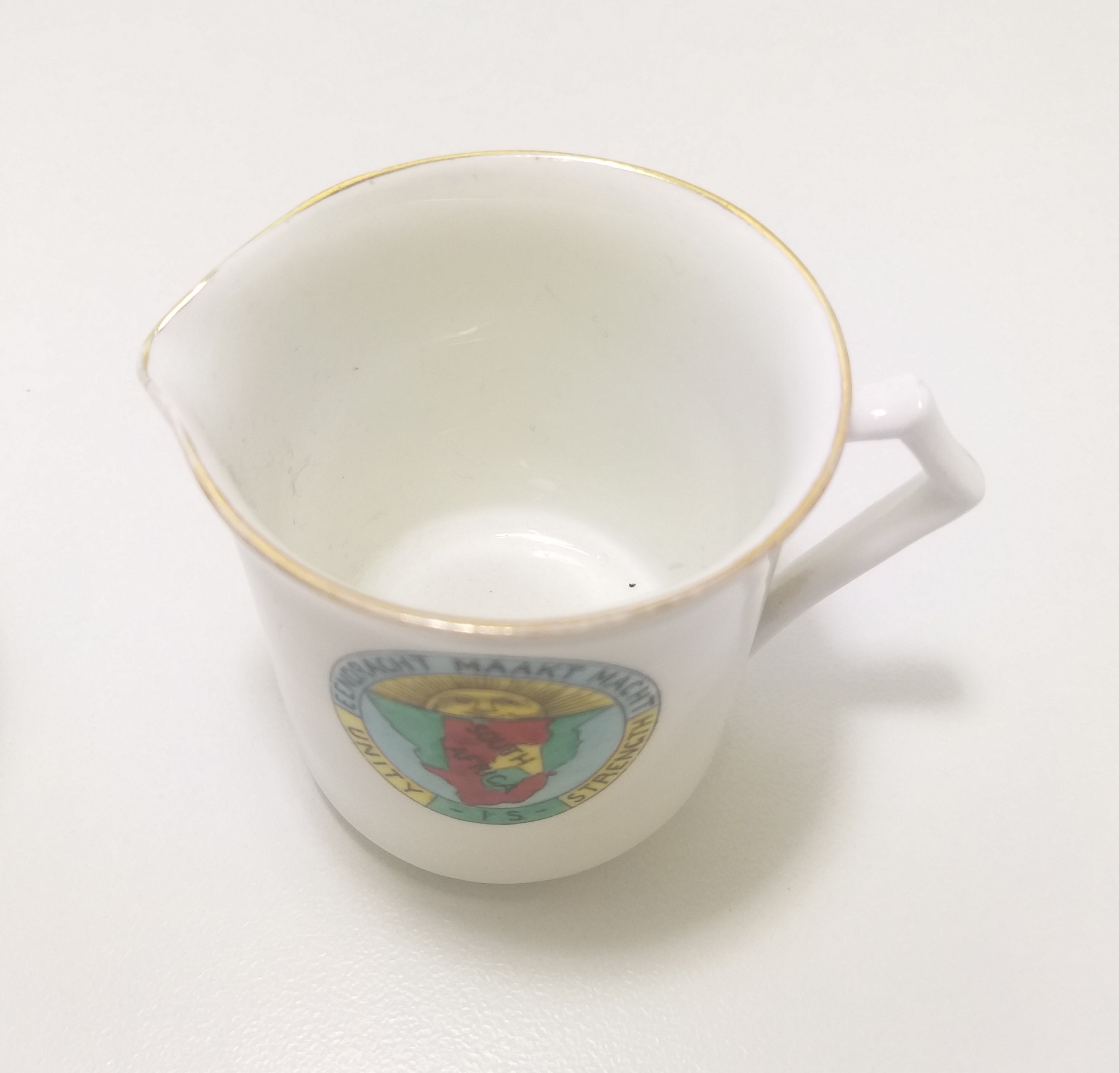 Rare & Collectable Antique 1908-1912 Hand Painted Set Of Fenton China (E. Hughes & Co.) Matching Open Sugar Bowl & Creamer