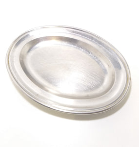 Small Oval Stainless Steel Serving Platter
