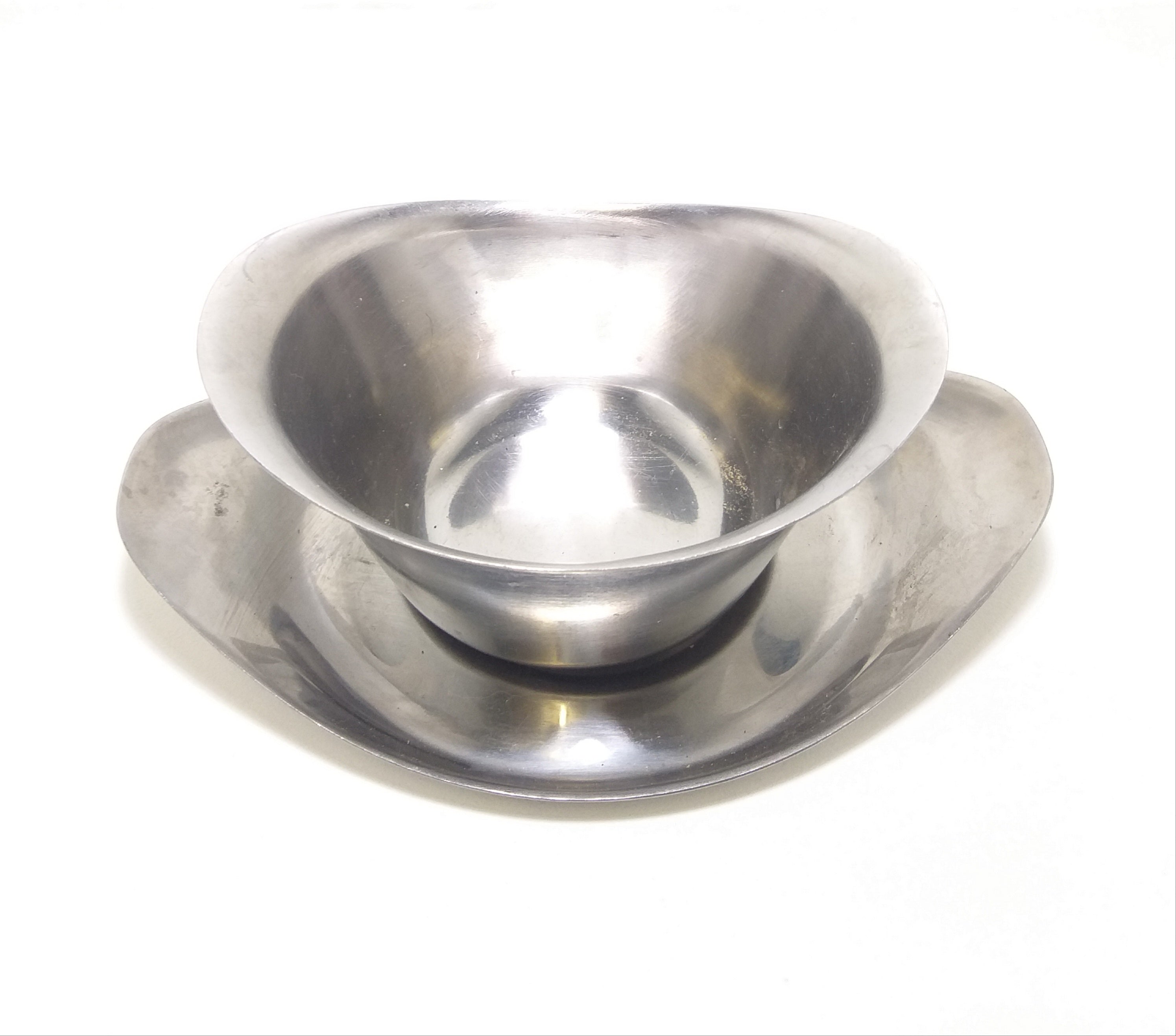 Stainless Steel Sauce Boat With Tray