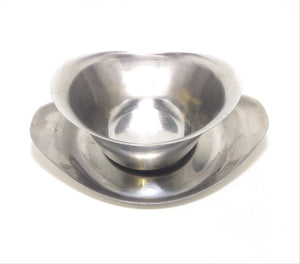 Stainless Steel Sauce Boat With Tray