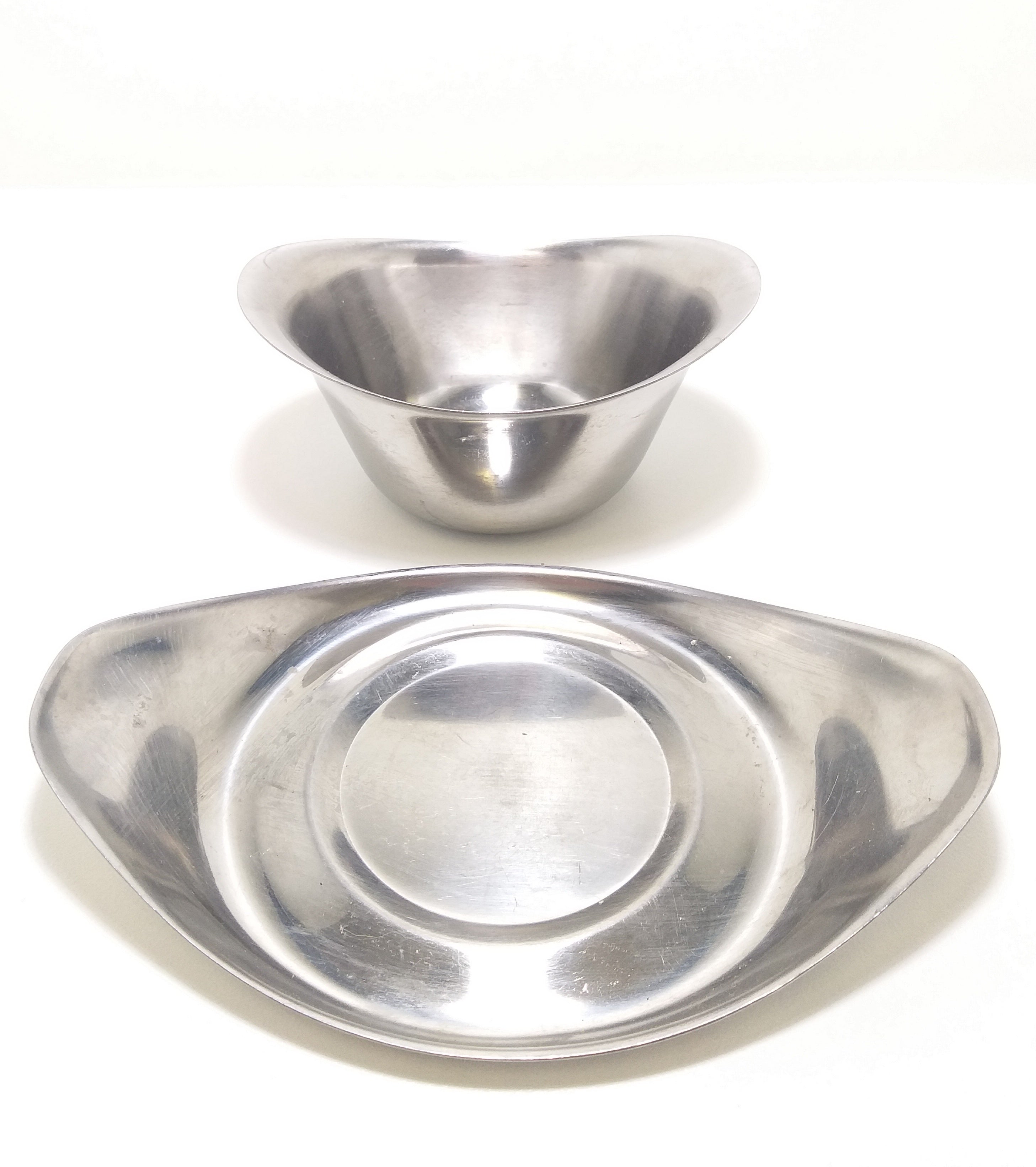 Stainless Steel Sauce Boat With Tray