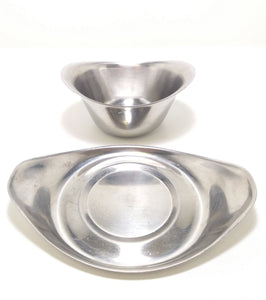 Stainless Steel Sauce Boat With Tray