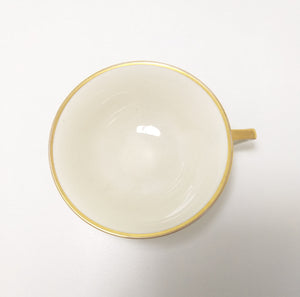 Antique (Early 1900’s) Fine Porcelain Art Deco Styled Wide Rim Tea Cup – Fischer & Mieg, Pirkenhammer