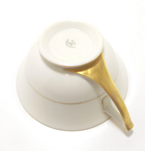 Antique (Early 1900’s) Fine Porcelain Art Deco Styled Wide Rim Tea Cup – Fischer & Mieg, Pirkenhammer