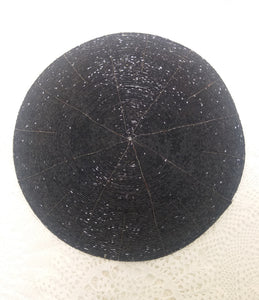 Contemporary Black Beaded Placemat