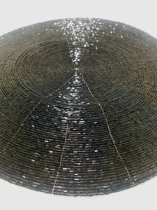 Contemporary Black Beaded Placemat