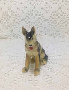 Porcelain Alsatian Dog Figurine