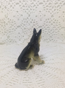 Porcelain Alsatian Dog Figurine