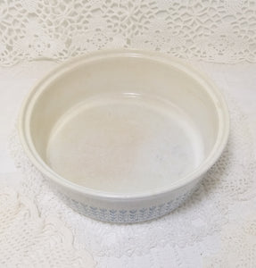 Vintage 1960’s Alfred Clough Ltd. Ironstone Casserole Dish – Rare Melody Pattern