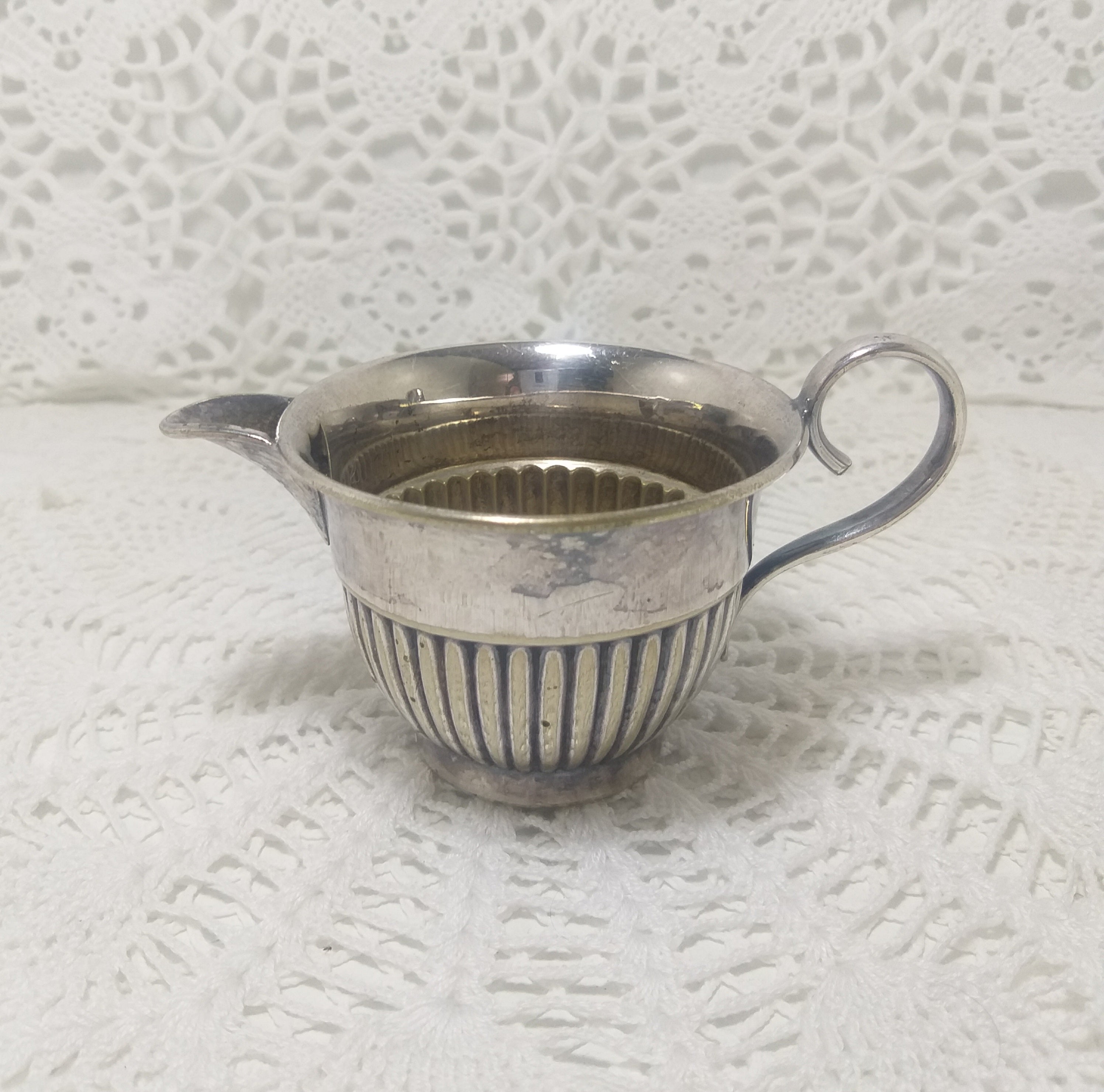 Late 1800’s Antique Robert Pringle & Sons Silver Plated Creamer / Milk Jug