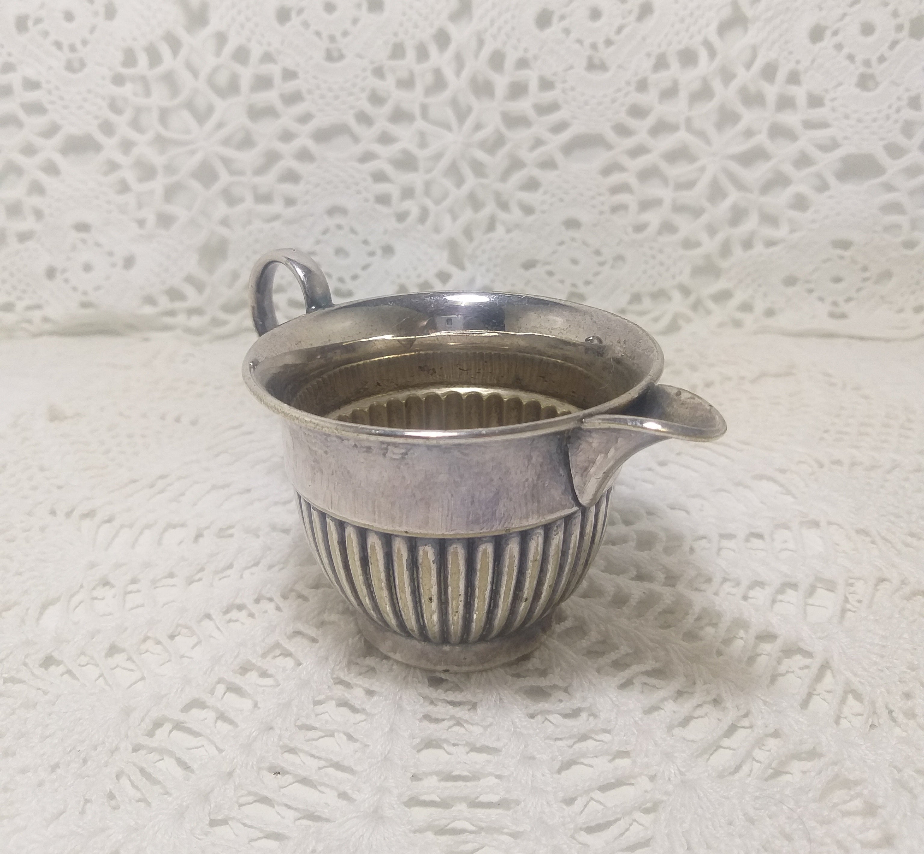 Late 1800’s Antique Robert Pringle & Sons Silver Plated Creamer / Milk Jug