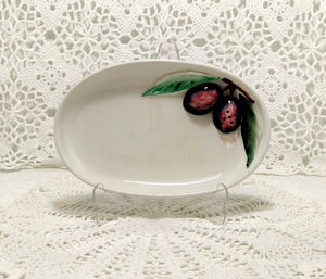 Small Contemporary Italian Art Snack / Olive Bowl