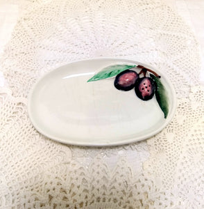 Small Contemporary Italian Art Snack / Olive Bowl