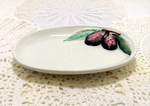 Small Contemporary Italian Art Snack / Olive Bowl