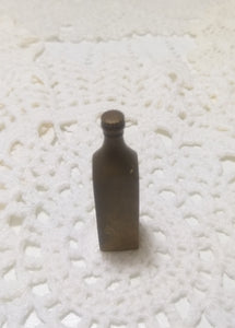 Collectable Printers Tray Miniature – Square Brass Bottle