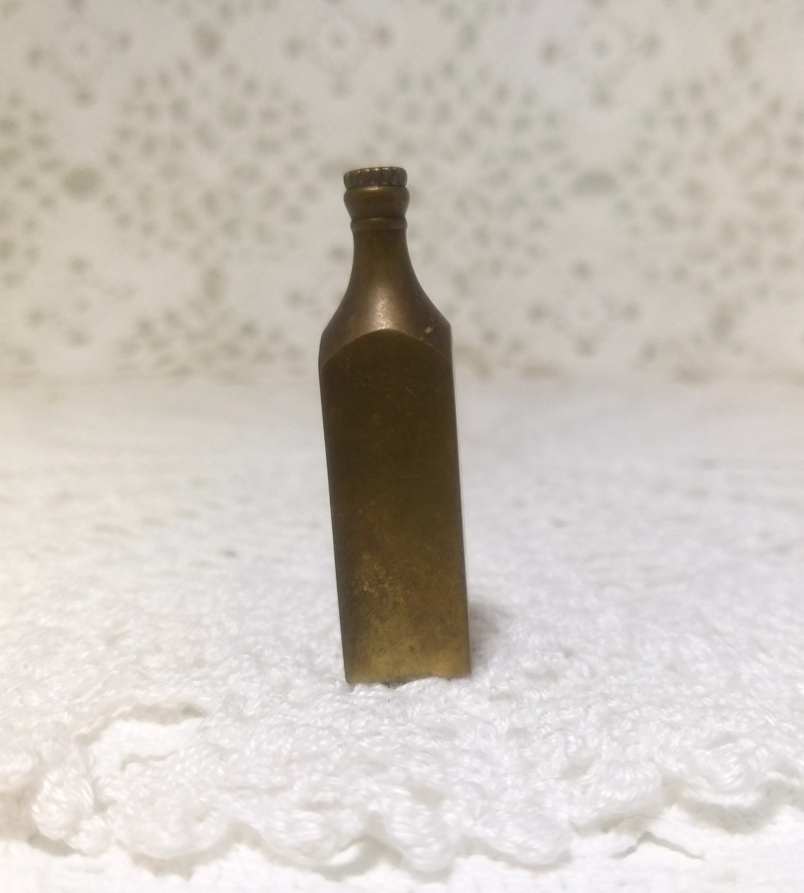 Collectable Printers Tray Miniature – Square Brass Bottle