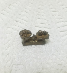 Collectable Printers Tray Miniature – Brass Scale With Weights
