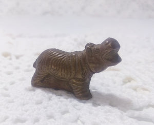 Collectable Printers Tray Miniature – Brass Hippopotamus