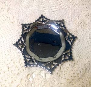 Vintage Silver Plated Sweets Dish – Snow Flake Design / Star Shape