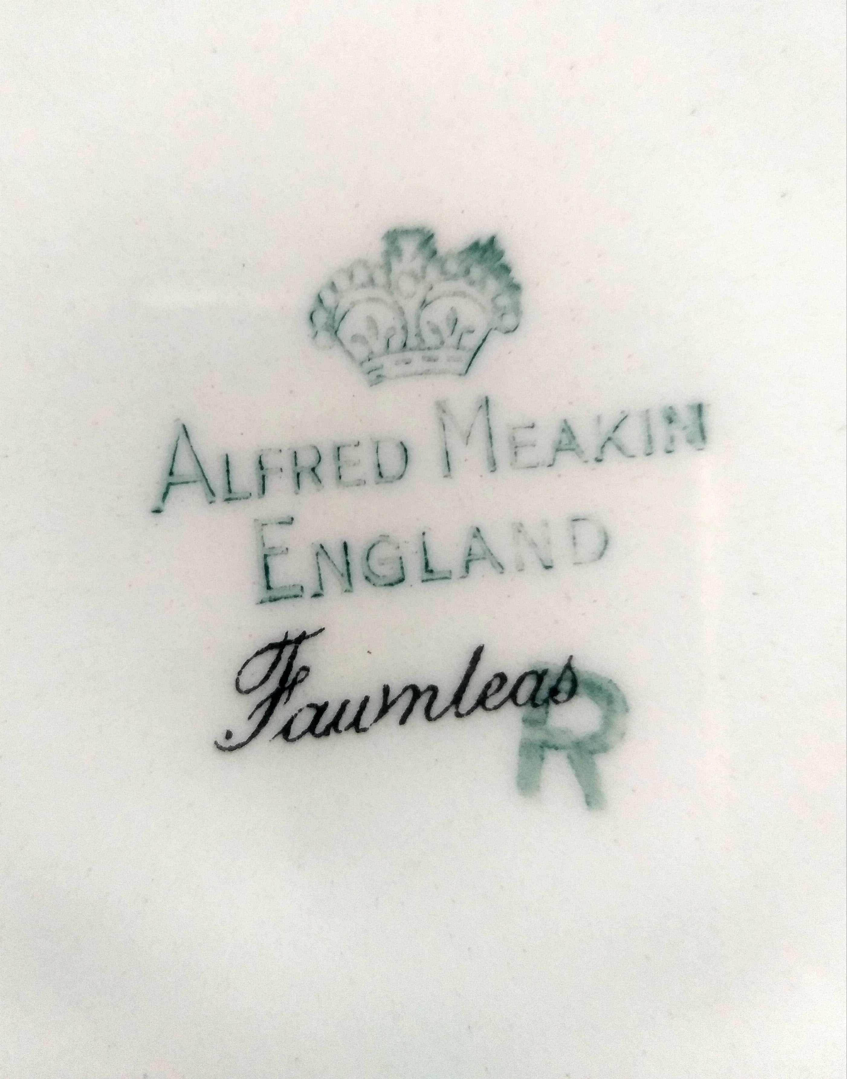 Set Of 6 Alfred Meakin Dinner Plates – Fawnleas Pattern