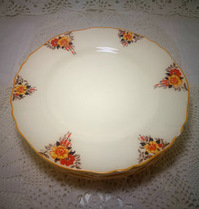 Set Of 6 Alfred Meakin Dinner Plates – Fawnleas Pattern