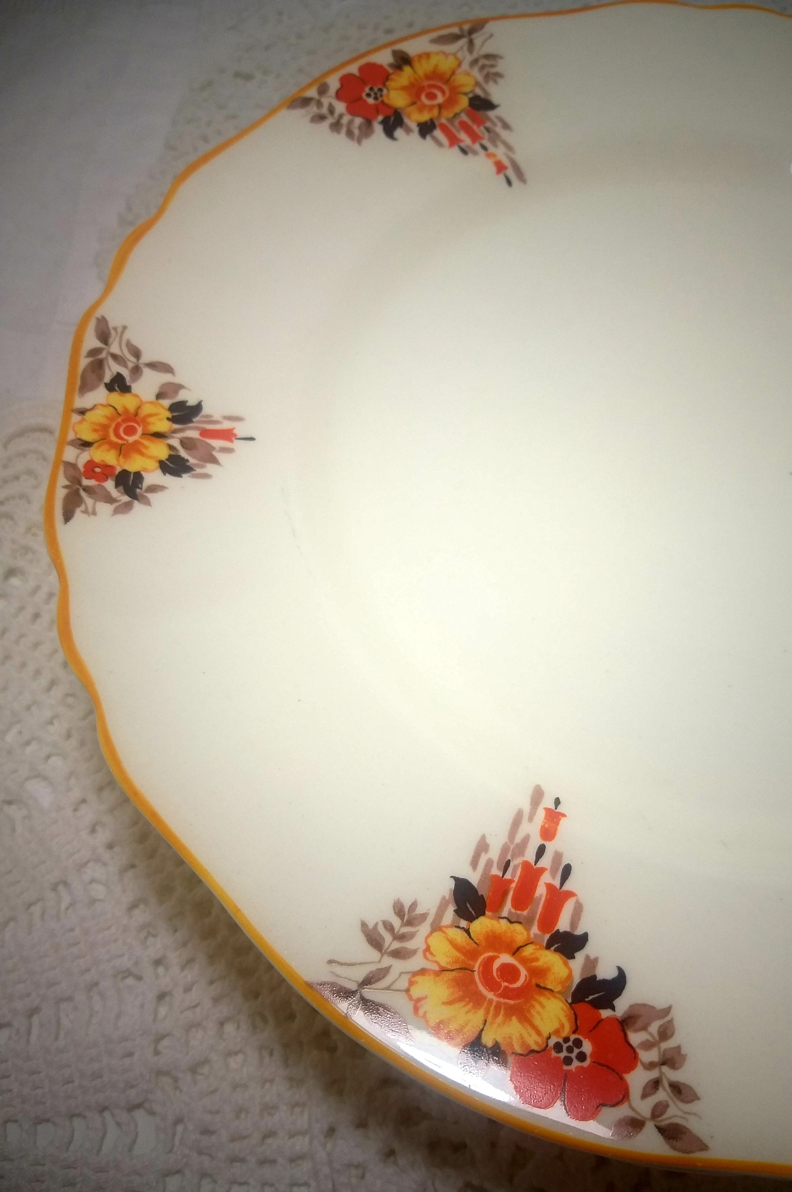 Set Of 6 Alfred Meakin Dinner Plates – Fawnleas Pattern
