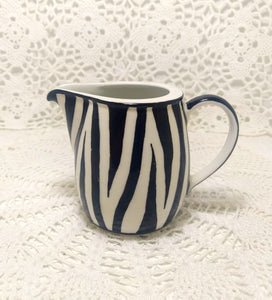 South African Continental China Milk Jug / Creamer – Zebra Print Pattern