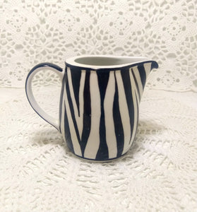 South African Continental China Milk Jug / Creamer – Zebra Print Pattern