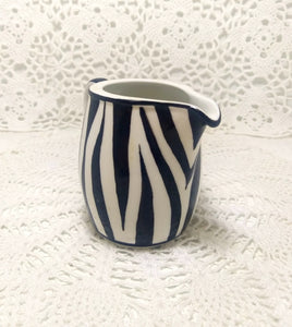 South African Continental China Milk Jug / Creamer – Zebra Print Pattern