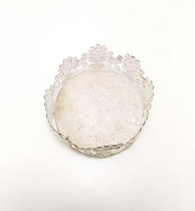 White Painted Gothic Styled Metal Candle Holder