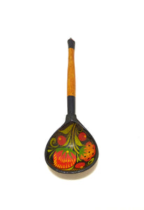 Small Vintage Russian Khokhloma Spoon